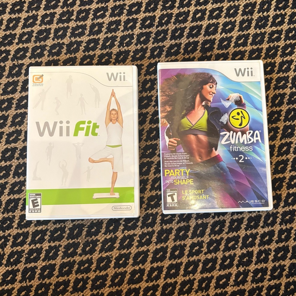 Wii Fit & Zumba Fitness 2 Game Bundle for Nintendo Wii